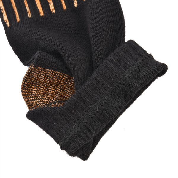 2er-Set Kupferfaser-Kompressions-Strumpfe, Antibakteriell und Anti-Geruch, L/XL (41-45), Schwarz und braun image number 11