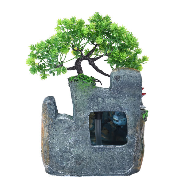 Zimmerbrunnen mit LED-Licht und Nebel, Tempel-Muster image number 4