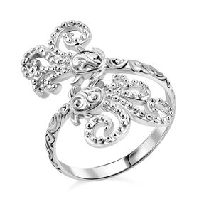 Royal Bali Kollektion - Bypass Ring in 925 Silber