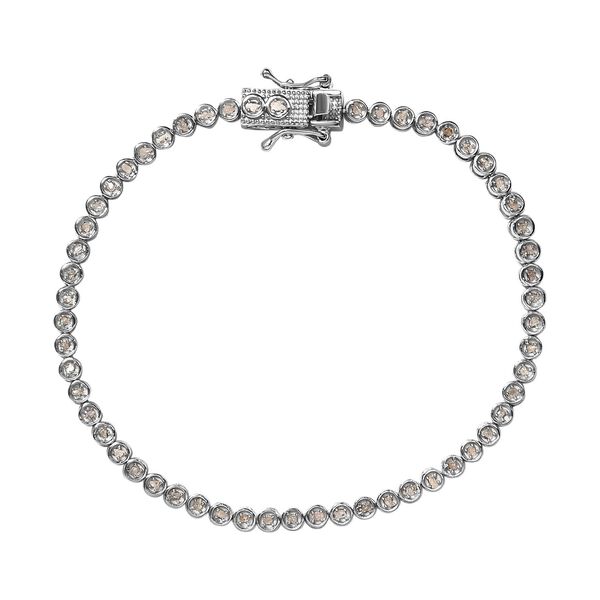 Diamant Armband, ca. 19 cm, 925 Silber platiniert ca. 0.50 ct image number 0