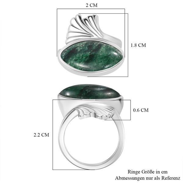 Grüner Aventurin-Ring - 7,07 ct. image number 7