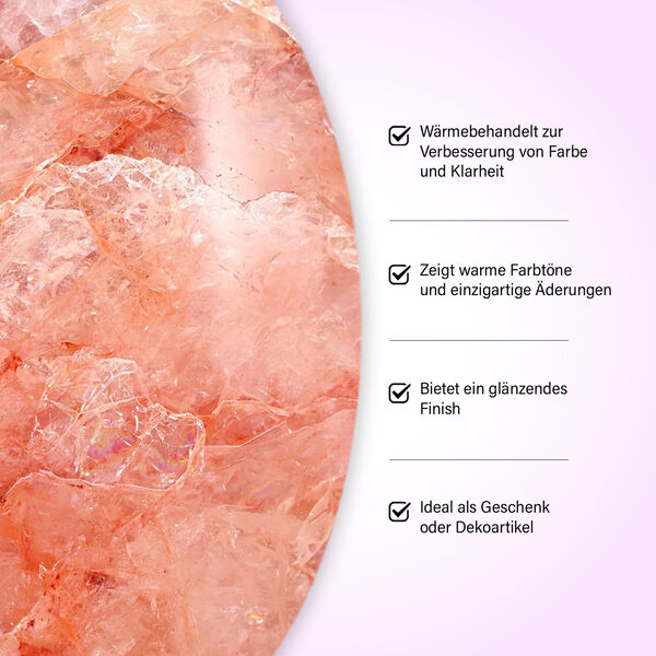 H&auml;matoid-Quarz, w&auml;rmebehandelt - Small ca. 1270 cts image number 2