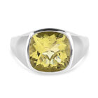 Ouro Verde-Quarz-Ring, 925 Silber platiniert  ca. 6,06 ct image number 0
