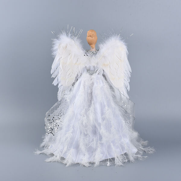 Weihnachtsengel, H&ouml;he 40 cm, Silber&nbsp; image number 3