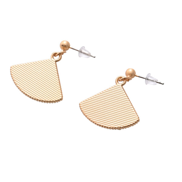 LA MAREY Signature Set mit Seidenschal und Seidentropfen-Ohrringen, 100% Maulbeerseide, 65 x 170 cm, Grau Wei&szlig; mit Olivgr&uuml;n image number 7