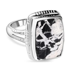 Weißer Büffel-Ring - 9,87 ct.