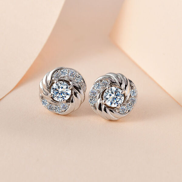 Moissanit Ohrringe - 0,63 ct. image number 2