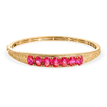 EVER TRUE Sunset Quarz Triplette Armreif ca. 19 cm Nickelfreies Messing ca. 10,48 ct.