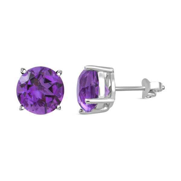 Afrikanische Amethyst-Ohrringe, 925 Silber ca. 5,18 ct image number 3