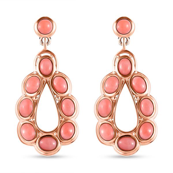 AA Oregon Pfirsich Opal-Ohrh&auml;nger - 2,57 ct. image number 0