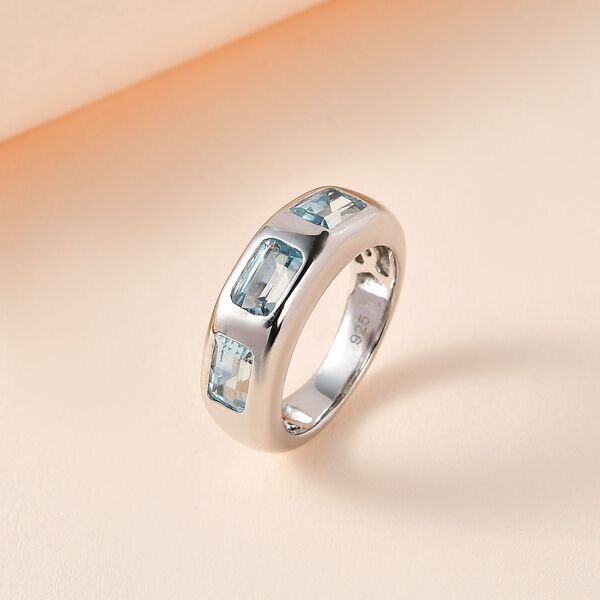 Himmelblauer Topas-Ring - 2,33 ct. image number 2