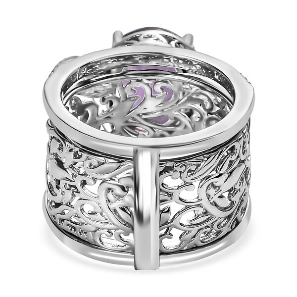 Rose De France Amethyst Cocktail Ring - 4,70 ct. image number 7