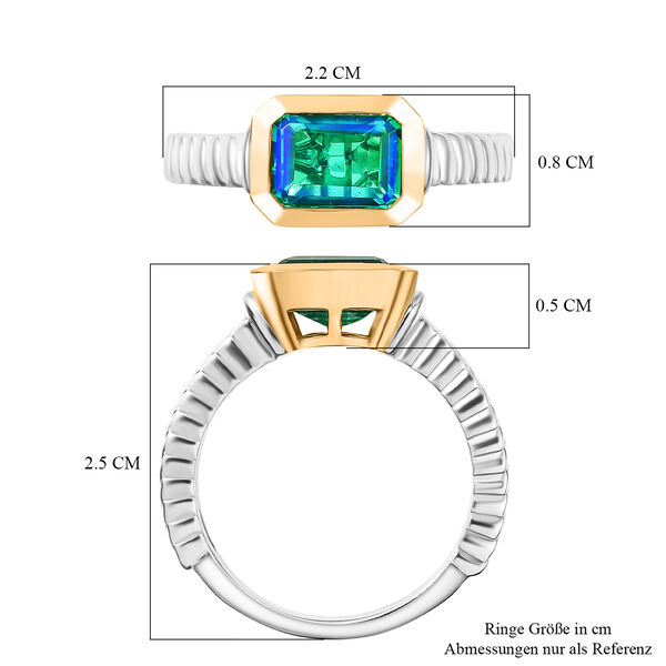 D'Joy Pfau Triplett Quarz zweifarbiger Ring - 1,66 ct. image number 6