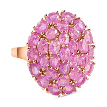 Ilakaka Rosa Saphir-Ring - 7,47 ct.
