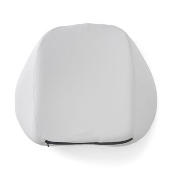 Memory-Foam-R&uuml;ckenkissen mit ergonomischem Design, 40x34,5x15, Grau