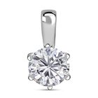 Moissanit Anhänger 925 Silber rhodiniert ca. 0.94 ct