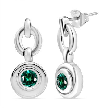 LUXURIANT AAA Labor kolumbianische Smaragd Ohrringe - 1 ct.