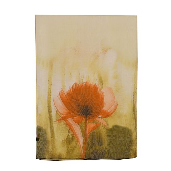 LA MAREY - Luxuri&ouml;ser Floral-Print Schal, Merinowolle und Maulbeerseide, blau/lila image number 2