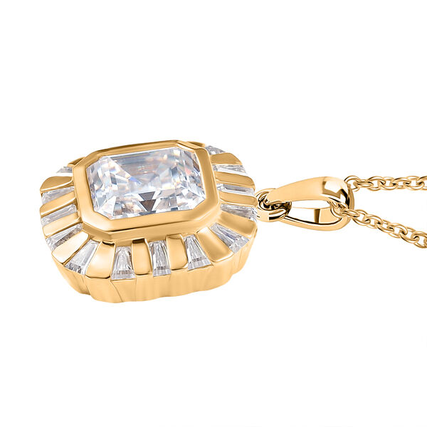 D&rsquo;Joy Moissanit Anh&auml;nger mit 45cm Kette - 6,47 ct. image number 4