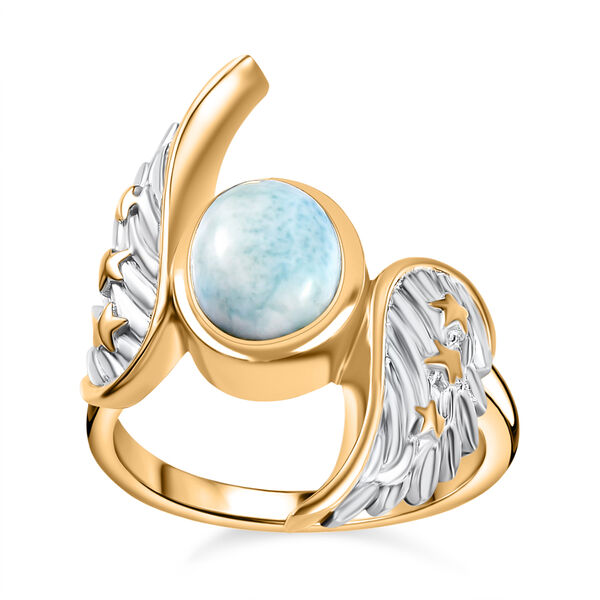 GP Kollektion - Celestial Dream - Larimar, Kanchanaburi Blauer Saphir Ring 925 Silber  (Größe 19.00) ca. 2.39 ct image number 4