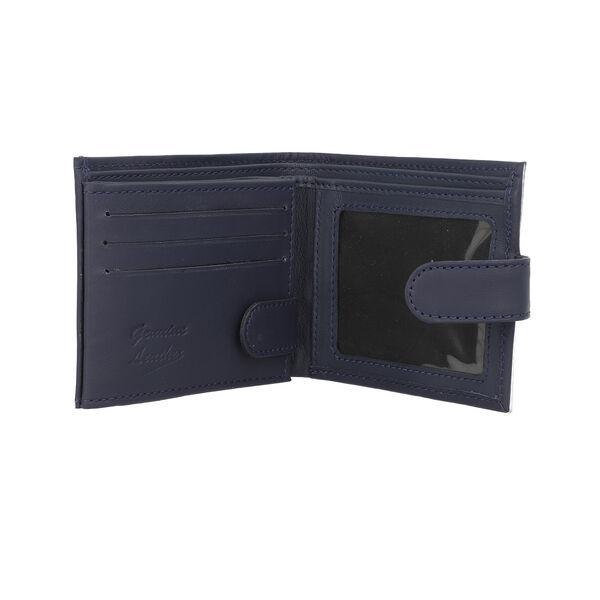 Herrengeldb&ouml;rse aus echtem Leder mit RFID Schutz, Dunkelblau image number 5