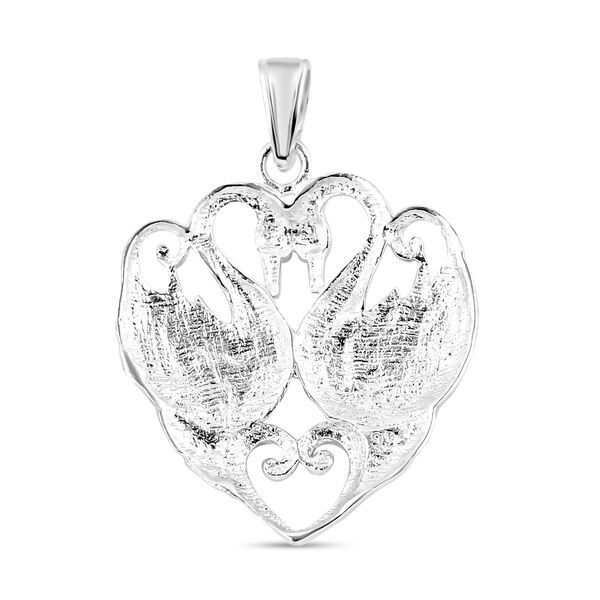 Royal Bali Kollektion - Schwan Anh&auml;nger in 925 Silber image number 5