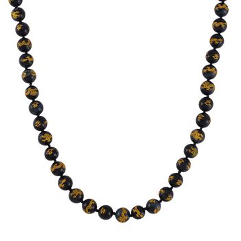 Blaue Tigerauge-Halskette, 50 cm - 335 ct.