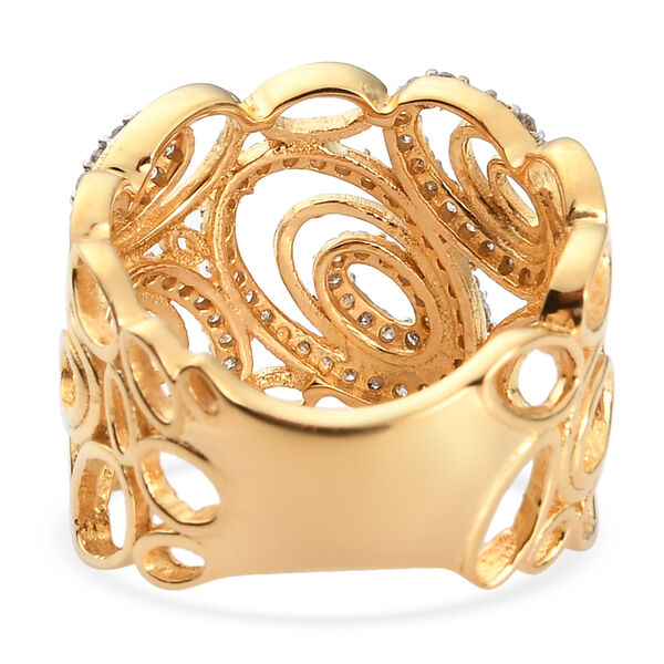 Wei&szlig;er Diamant P Ringe 925 Silber ca. 0,33 ct. image number 6