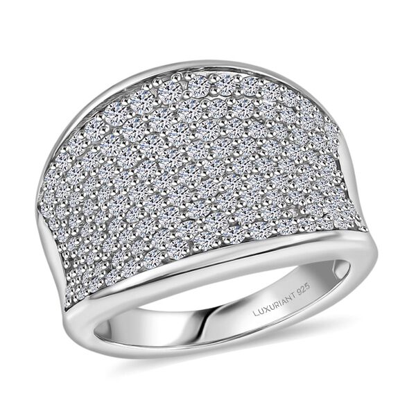 LUXURIANT DIAMANT - Lab Grown Diamant SI-GH Ring 925 Silber rhodiniert (Größe 18.00) ca. 1,52 ct image number 3