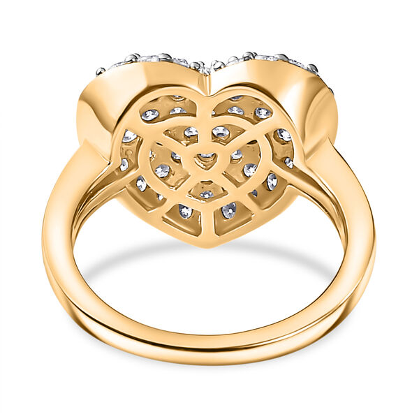 Moissanit Herz Ring - 1,84 ct. image number 6
