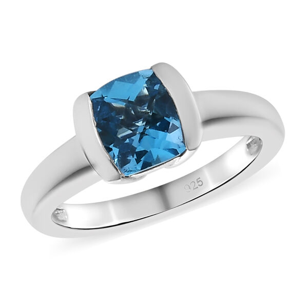 Schweizer Blautopas-Ring - 1,72 ct. image number 4