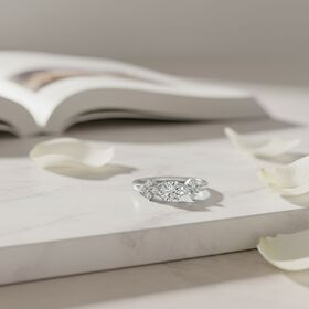 LUXURIANT SGL zertifizierter VS-EF Labor Diamant Ring - 1 ct.