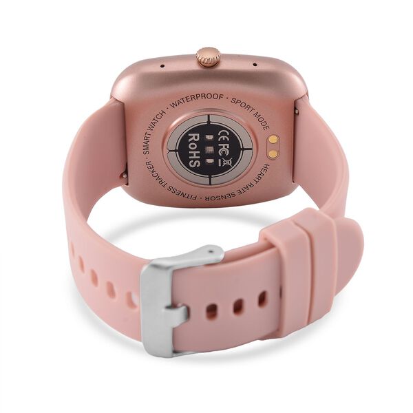 VS10 Smartwatch 4-in-1 Set mit TFT Touchscreen, 3 Silikon-Wechselarmb&auml;ndern, Bluetooth-Anrufen, Sprachassistent, Herzfrequenz- und Schlaftracking, wasserdichtes Geh&auml;use, Rosa image number 5