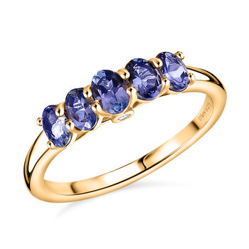 D'Joy AA Tansanit und Diamant Ring - 0,91 ct.