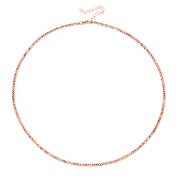 5er-Set Halsketten, ca. 45 cm + 5 cm Extender, Nickelfreies Messing Ros&eacute;goldfarben image number 10