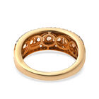 Natürlicher Äthiopischer Opal und Zirkon Ring 925 Silber 585 Vergoldet image number 5