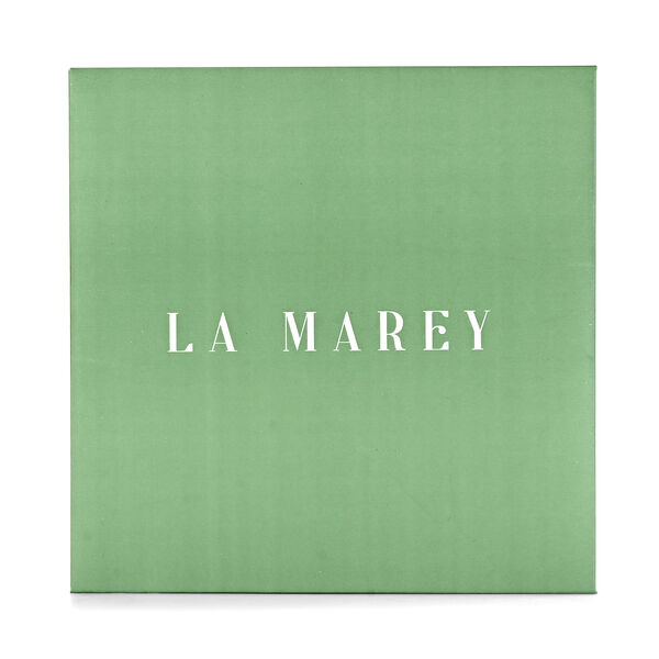 LA MAREY - Seidenschal 100% Seide 50 x 170 cm Hellblau Gelb image number 6