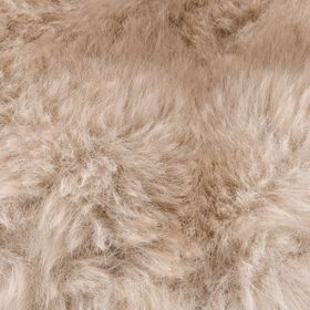 Kunstfell-Bucket-Hut, Einheitsgröße, Beige