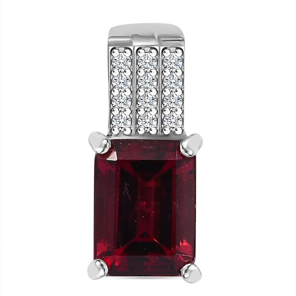 RHAPSODY AAAA Rubellit und VS Diamant Anhänger in 950 Platin - 1,86 ct. image number 0