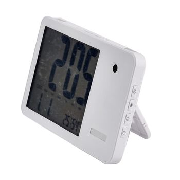 Multifunktionale Wetterstation, wei&szlig;