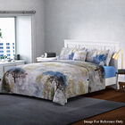 3er-Set Bettbezug und Kissenbezug, Baummuster, Grau und Mehrfarbig