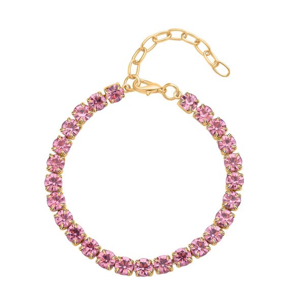 Rosa Muschelkernperle und rosa Kristall-Schmuckset - 2,02 ct. image number 3