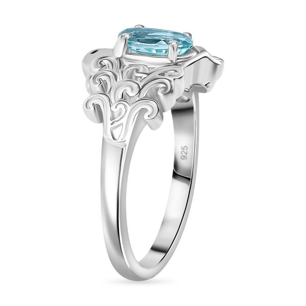 AA Lagunen Apatit Ring - 0,81 ct. image number 5