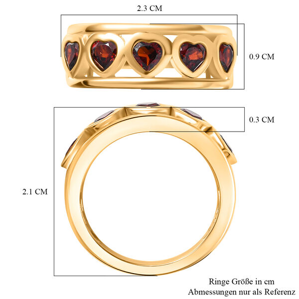 Mosambik Granat Ring - 1,42 ct. image number 7