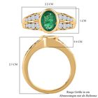 Kagem sambischer Smaragd und Zirkon-Ring - 2,05 ct. image number 6