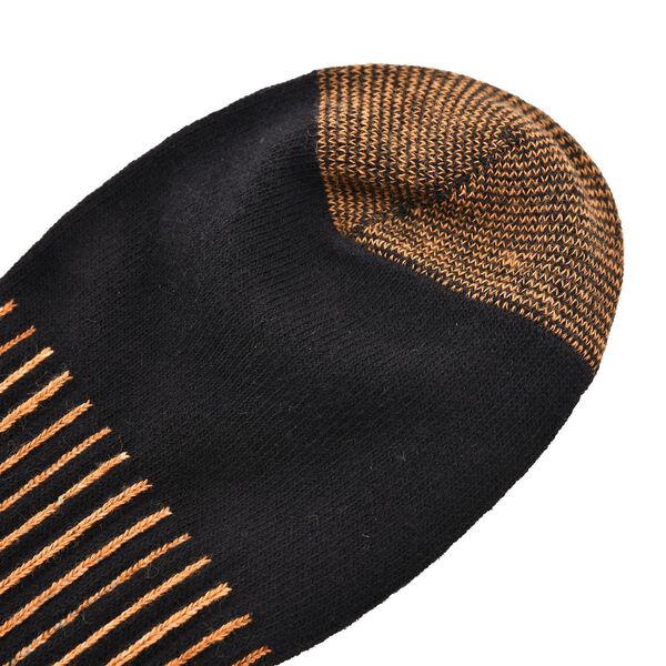 2er-Set Kupferfaser-Kompressions-Strumpfe, Antibakteriell und Anti-Geruch, L/XL (41-45), Schwarz image number 5