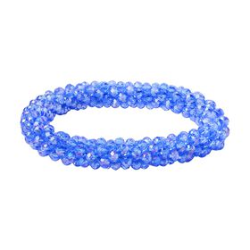 Blaue Magie Farbe Kristall Armband, flexibel