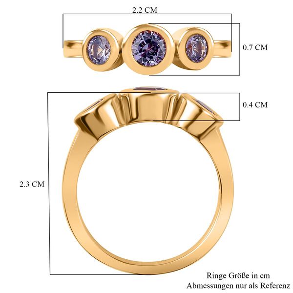 Labor  Alexandrit Ring - 1,41 ct. image number 7