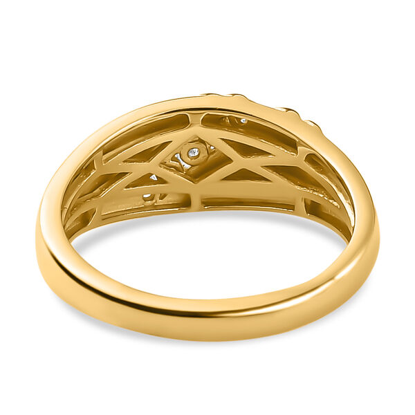 88 Facetten Moissanit Ring, ca. 0,15 ct image number 6