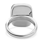 Rhodonit Ring, Reiner Edelstahl, (Größe 16.00), ca. 35.00 ct image number 5